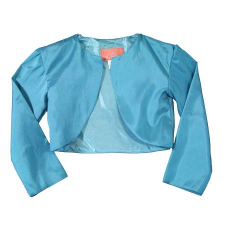 Turquoise bolero van taft