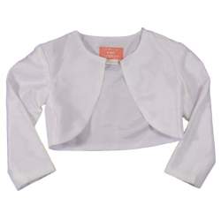 Witte meisjes bolero van taft