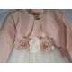 Dusty roze bolero van taft