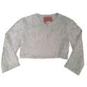 Kanten bolero wit