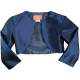 Bolero petrol blauw taft