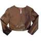 Bolero brons kleurige taft