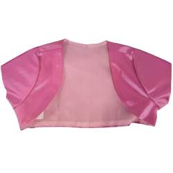 Fuchsia bolero met korte mouw