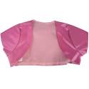 Fuchsia bolero met korte mouw