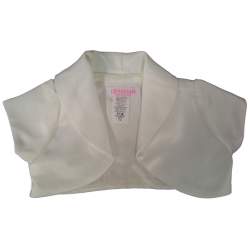 Bolero met korte mouw en kraag