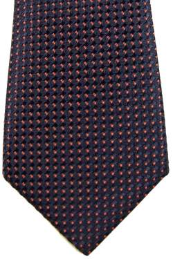 Stropdas 27 cm. zwart met stip 