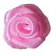 Haarbloem fel roze 1,5 cm.