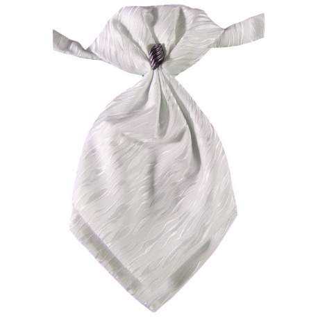 Jongens plastron wit nr.3