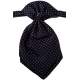 Jongens plastron zwart