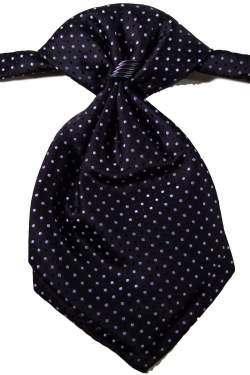 Jongens plastron zwart