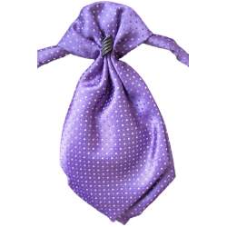 Jongens plastron paars