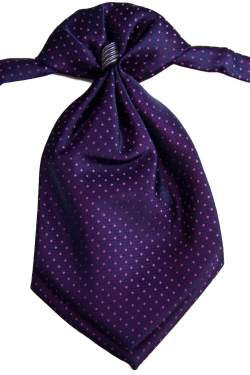 Jongens plastron paars