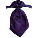 Jongens plastron paars