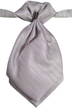 Jongens plastron grijs 