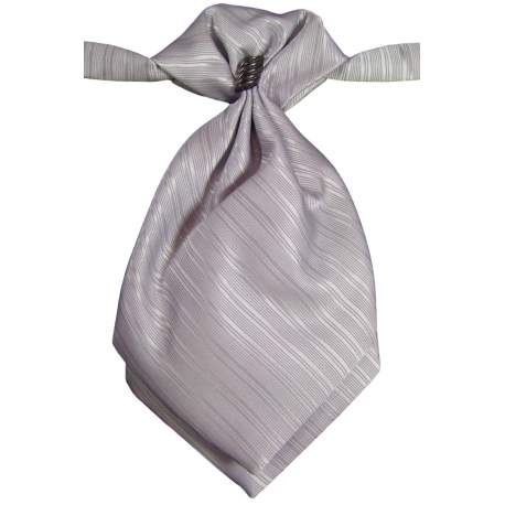Jongens plastron grijs 