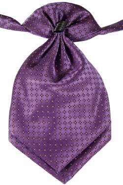 Jongens plastron paars