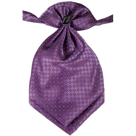 Jongens plastron paars