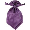 Jongens plastron paars