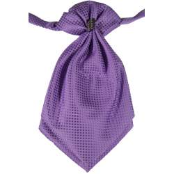 Jongens plastron paars