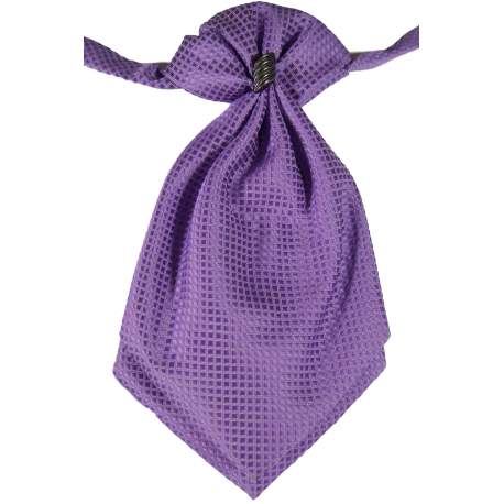 Jongens plastron paars
