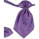 Jongens plastron paars