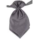 Jongens plastron grijs