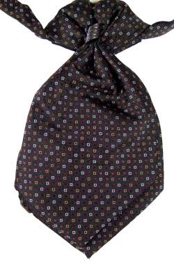 Jongens plastron bruin