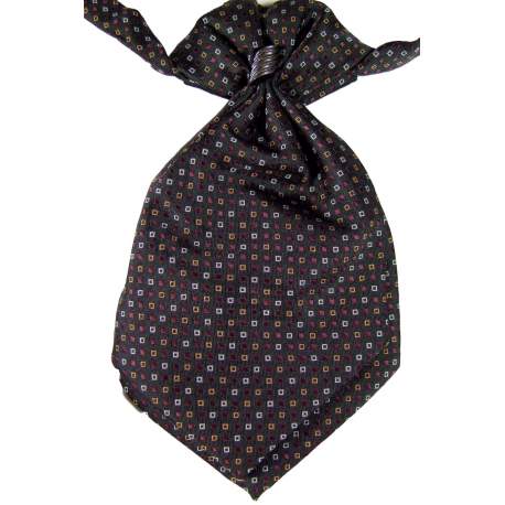 Jongens plastron bruin