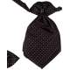 Jongens plastron bruin