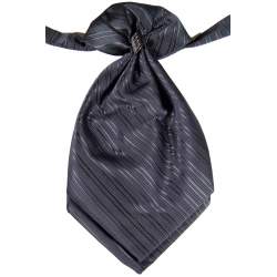 Jongens plastron donkergrijs