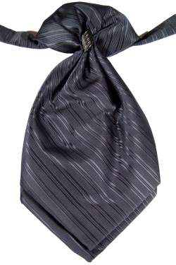 Jongens plastron donkergrijs