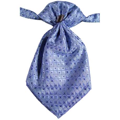 Plastron middenblauw 