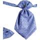 Plastron middenblauw 