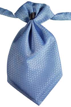Plastron licht blauw -70
