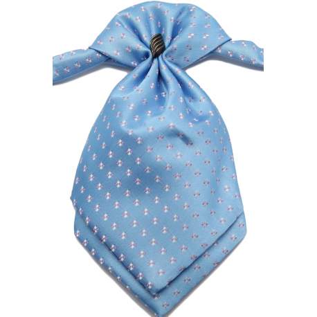 Plastron blauw-77