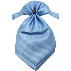 Jongens plastron lichtblauw