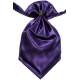 Plastron donker paars satijn -21
