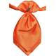 Oranje satijnen plastron