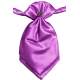 Plastron paars satijn 