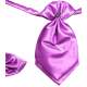 Plastron paars satijn 