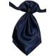 Plastron donkerblauw satijn
