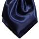 Plastron donkerblauw satijn