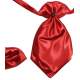 Plastron rood satijn