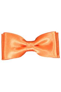 Oranje satijnen strik