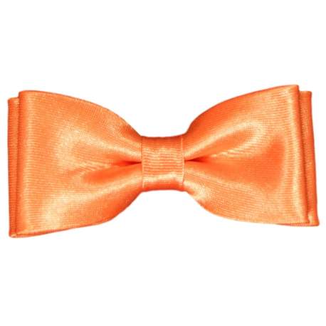 Oranje satijnen strik