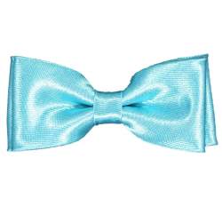 Turquoise satijnen strik
