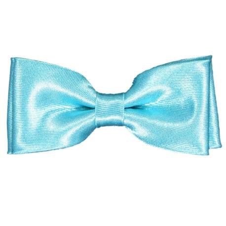 Turquoise satijnen strik
