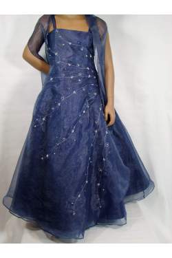 Gala-feest jurk Viola donkerblauw