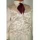 Baby-peuter gilet ivoor met rood
