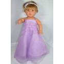 Baby feestjurk Viola lila